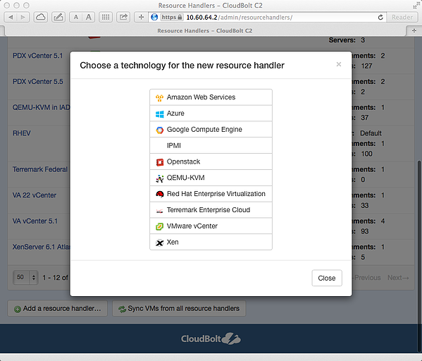 New cloud and virt technology list