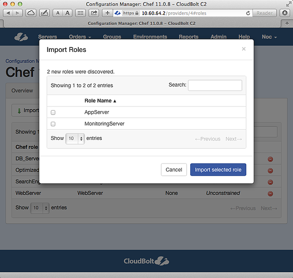 chef configuration management roles chef configuration management roles